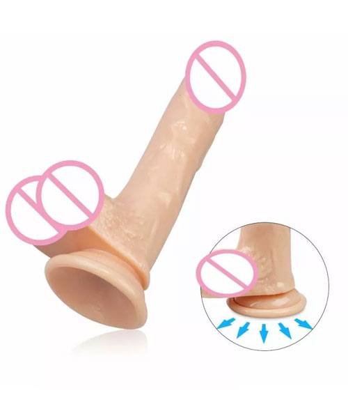 Soft Suction Cup Dildo Sex Toy for Women